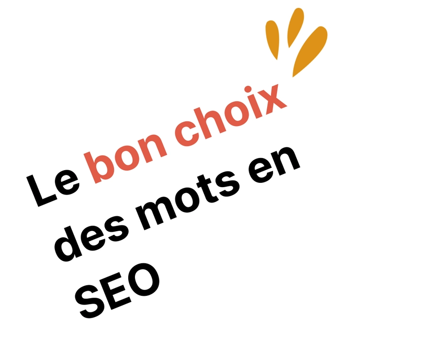 Le bon choix des mots par le SEO