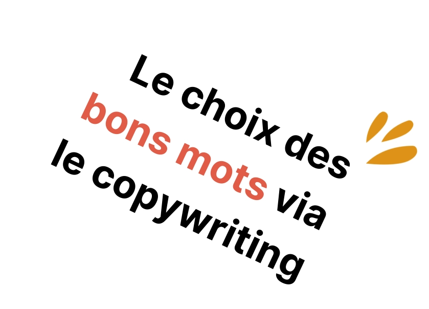 Le choix des bons mots par le copywriting